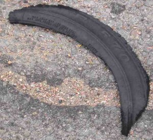 Ken Okel, Tire fragment, Clear the path