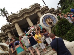 Ken Okel, Parc Guell, Post Labor Day blues, Clear the path, overcome workplace stress