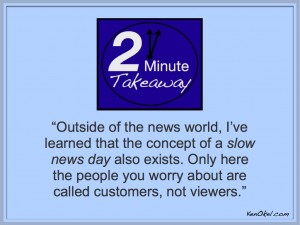 Slow News day, Productivity tips at work, become a better leader, Ken Okel, Leadership convention speaker, Productivity expert, motivation at work