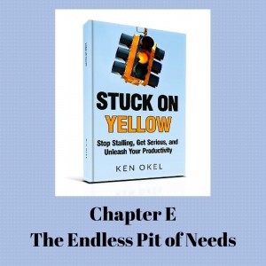 Stuck on Yellow, The endless pit of needs, time management tips for work. Become more productive on the job, Ken Okel is a workplace productivity expert who speaks at conventions