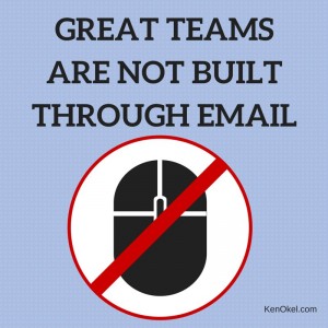 Team building, email problems, Leadership tips, Ken Okel, Productivity speaker in Florida