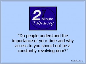 distractions at work, distractions and productivity, Ken Okel is productivity expert, 2 Minute Takeaway podcast