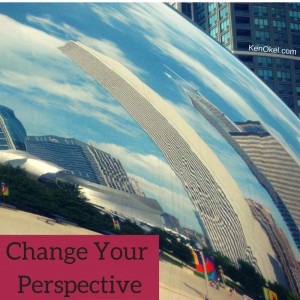 Change your perspective, The Bean in Chicago, Ken Okel Florida productivity speaker