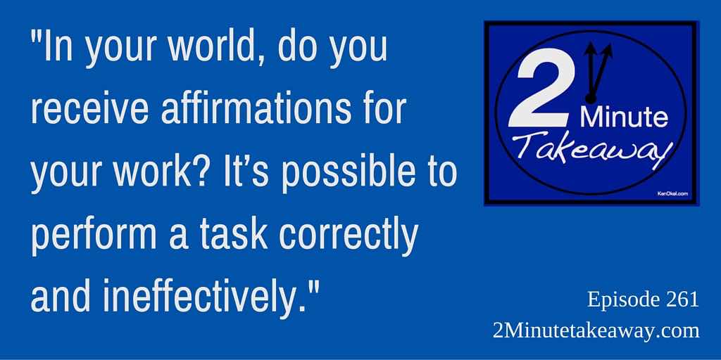 supermarkets and productivity, about productivity at work, 2 Minute Takeaway Podcast, Ken Okel