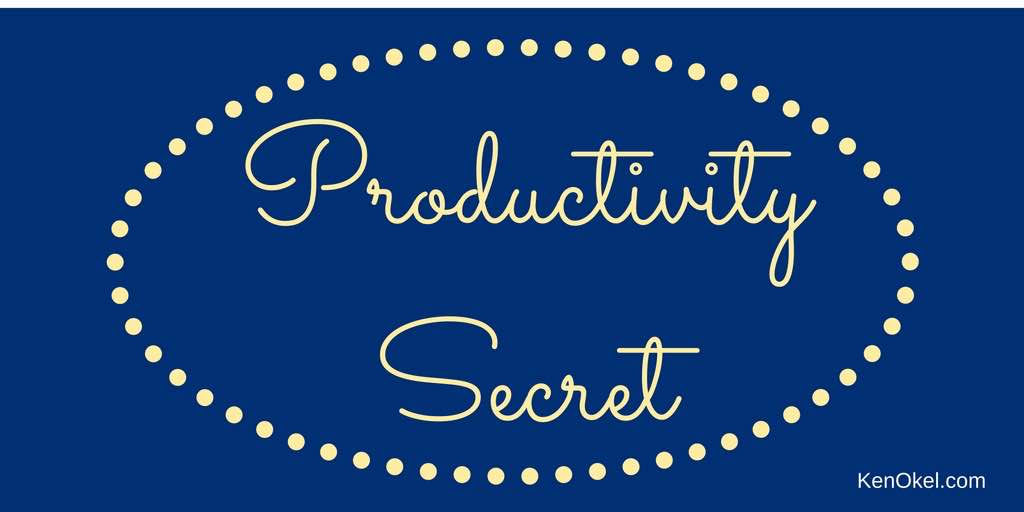 a productivity secret, how do I motivate my employees, Ken Okel professional speaker in Florida