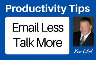 email productivity tip, Ken Okel, Professional Speaker in Miami Orlando Florida