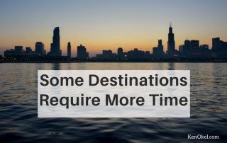 some destinations require more time, Productivity tip, Ken Okel professional speaker in Florida