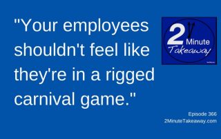 This Question Upsets Employees, 2 Minute Takeaway Podcast, Episode 366, Ken Okel, motivational speaker in Florida