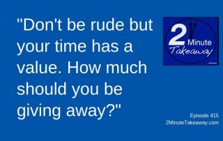 How to Silence Chatty Coworkers, 2 Minute Takeaway Podcast, Ken Okel, motivational speaker Orlando Miami Florida