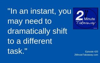 Stressful Moments at Work, 2 Minute Takeaway Podcast, Ken Okel, motivational speaker Orlando Miami Florida