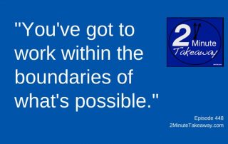 Hitting Your Targets at Work - 2 Minute Takeaway Podcast 448, Ken Okel, motivational keynote speaker Orlando Miami Florida