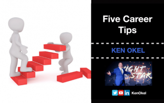 Five Career Tips- Ken Okel, Motivational Leadership Speaker, Virtual Presentation, Miami Orlando Florida