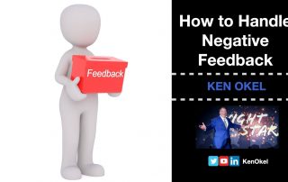 How to Handle Negative Feedback, Ken Okel, virtual presentation, professional speaker Florida