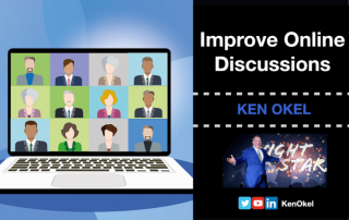 How to Improve Online Discussions - Ken Okel, Motivational Leadership Speaker, Virtual Presentation, Miami Orlando Florida