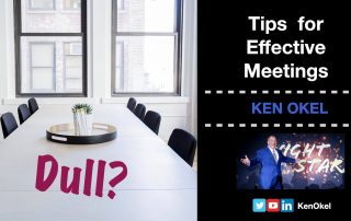 Tips for Effective Meetings, Ken Okel, Motivational Speaker Olando Florida Miami