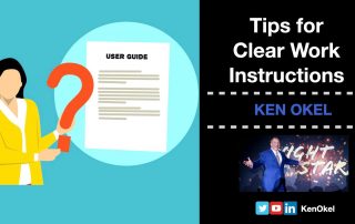 Tips for Clear Work Instructions, Ken Okel, Keynote speaker Orlando Florida Miami