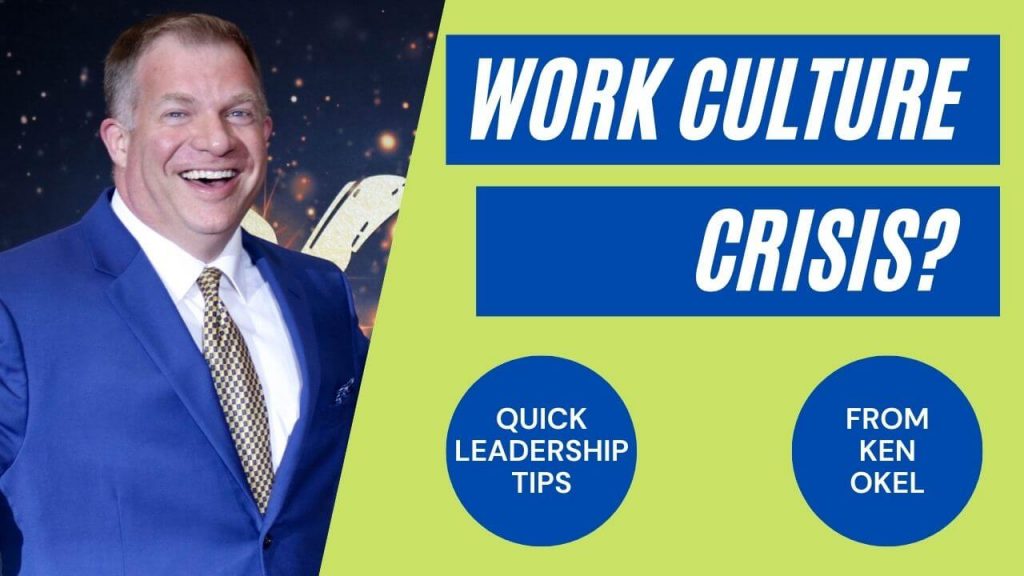 Work Culture Check, Ken Okel, Keynote Speaker Orlando Florida Miami