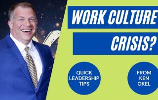 Work Culture Check, Ken Okel, Keynote Speaker Orlando Florida Miami